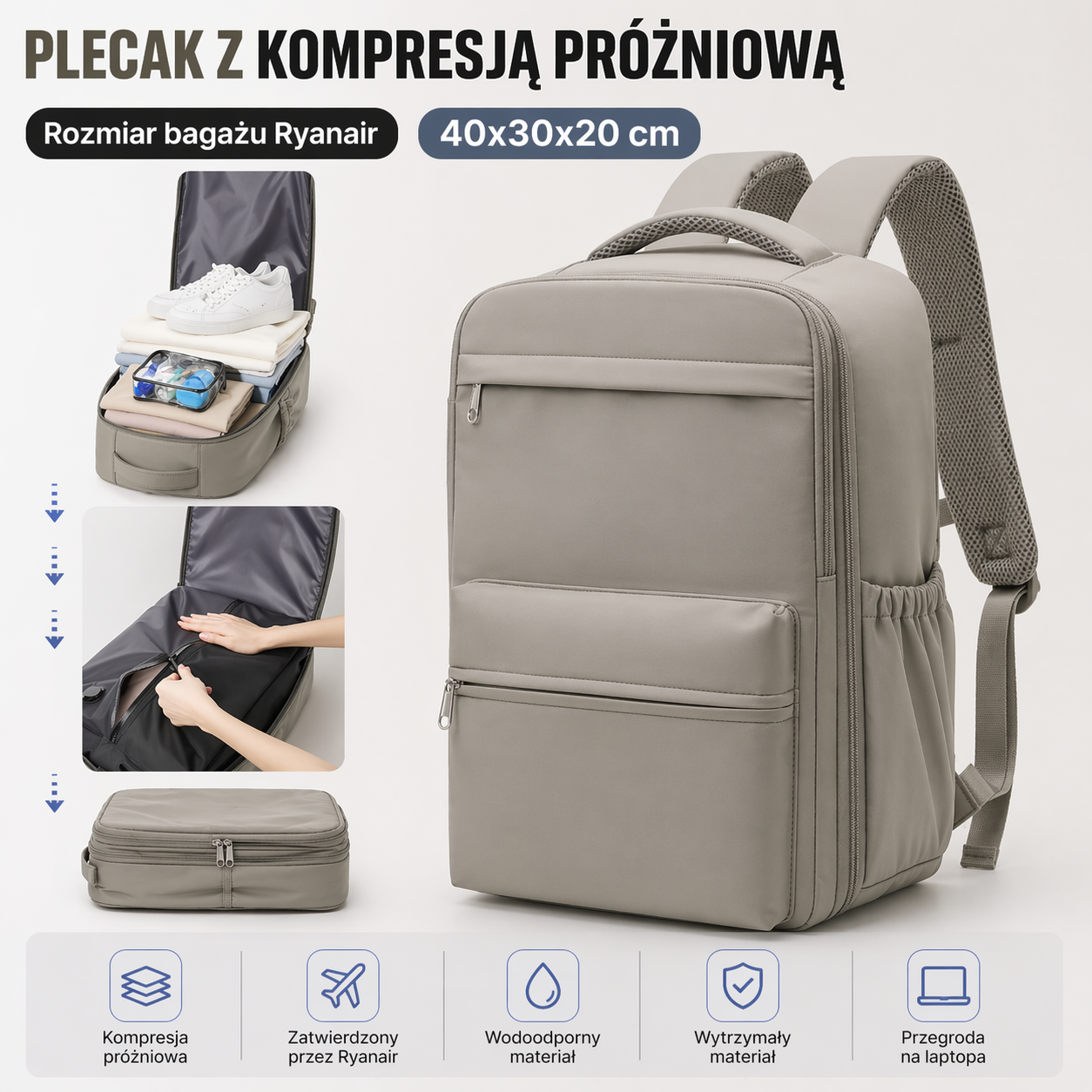 Plecak Próżniowy KELZORA
